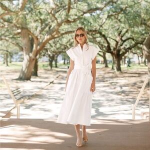 Julia Amory Betty Dress - Blanc